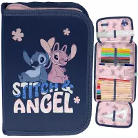 Ilustracja produktu Paso Piórnik Dwuklapkowy z Wyposażeniem Stitch And Angel DS25CC-P001