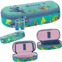 Ilustracja produktu Paso Piórnik Tuba Usztywniona Stitch Flowers DS25DD-013