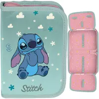 Ilustracja produktu Paso Piórnik Dwuklapkowy bez Wyposażenia Stitch Pastel DS25FF-P001BW