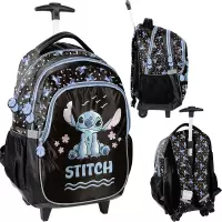 Ilustracja produktu Paso Plecak Szkolny Na Kółkach Stitch Niebieski DS25GG-997