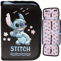 Ilustracja produktu Paso Piórnik Dwuklapkowy bez Wyposażenia Stitch Niebieski DS25GG-P001BW