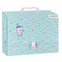 Ilustracja produktu Starpak Teczka z Rączką A4 95 mm Bubble Tea 559318