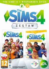 Ilustracja produktu The Sims 4 + Dodatek The Sims 4 Wyspiarskie Życie PL (PC/MAC)