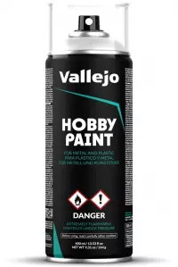Ilustracja produktu Vallejo: 28.011 - Hobby Paint Spray - Grey Primer (400 ml)