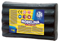 Ilustracja Astra Modelina 1kg Czarna 304111007
