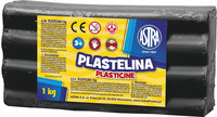 Ilustracja Astra Plastelina 1kg Czarna 303111024