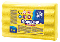 Ilustracja produktu Astra Modelina 1kg Żółta 304111011