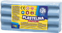 Ilustracja Astra Plastelina 1kg Niebieska Jasna 303111013