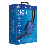 Ilustracja PDP PS4 Słuchawki Headset LvL.1 New Blue Camo