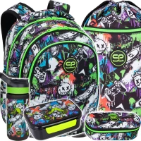 Ilustracja CoolPack Zestaw Szkolny Peek A Boo 5el. Plecak Joy S F048675 + Piórnik F062675 + Worek F070675