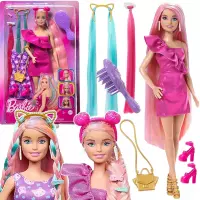 Ilustracja Mattel Lalka Barbie Zabawa Włosami JDC85 