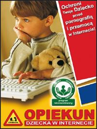 Ilustracja Opiekun dziecka w Internecie