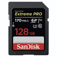 Ilustracja produktu SanDisk Secure Digital (SDXC) Extreme Pro 128GB 170MB/s V30 UHS-I U3
