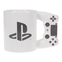 Ilustracja produktu Kubek 3D Playstation Dualshock 4 Biały 