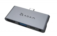 Ilustracja produktu Adam Elements Casa Hub i4 - hub USB-C do 4 urządzeń