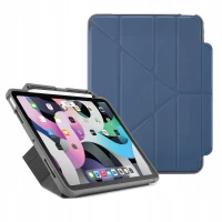 Ilustracja produktu Pipetto Origami No2 Pencil Shield - obudowa ochronna z uchwytem do Apple Pencil do iPad Air 10.9" 2020 (navy)
