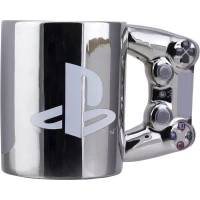 Ilustracja Kubek Playstation Dualshock 4 Srebrny