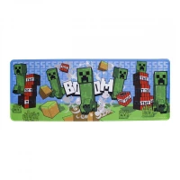 Ilustracja produktu Mata na Biurko Podkładka pod Myszkę - Minecraft Creeper (80 x 30 cm)