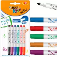 Ilustracja Bic Marker Suchościeralny Mini Kids Valleda 6 Kolorów 8413871