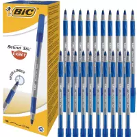 Ilustracja produktu Bic Długopis ze Skuwką Round Stic Exact Niebieski 20 sztuk 918543