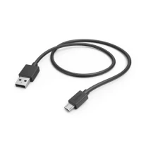 Ilustracja Hama Kabel Ładujący DATA MICRO USB 1,0 m Czarny