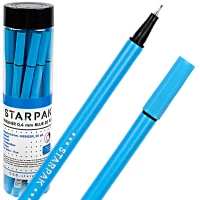 Ilustracja produktu STARPAK Cienkopis Okrągły 0.4 Niebieski 433042 Tuba 20 sztuk