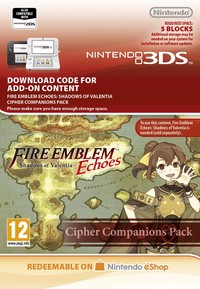 Ilustracja FE Echoes: SoV: Cipher Companions Pack (3DS DIGITAL) (Nintendo Store)