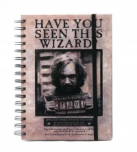 Ilustracja produktu Notatnik A5 Harry Potter - WANTED SIRIUS BLACK