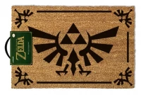 Ilustracja produktu Wycieraczka pod Drzwi The Legend of Zelda (TRIFORCE BLACK) 60x40 cm