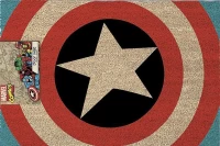 Ilustracja produktu Wycieraczka pod Drzwi Marvel Kapitan Ameryka - Tarcza 60x40 cm