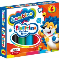 Ilustracja produktu Bambino Plastelina 6 Kolorów 001727