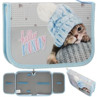 Ilustracja Starpak Piórnik Dwuklapkowy bez Wyposażenia Kitty Blue 485900