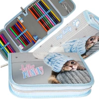 Ilustracja Starpak Piórnik Dwuklapkowy z Wyposażeniem Kitty Blue 485901