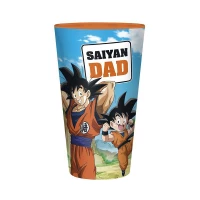 Ilustracja Szklanka Dragon Ball Super - Saiyan Dad - 400 ml