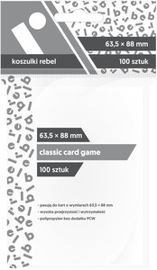 Ilustracja produktu Rebel Koszulki (63,5x88mm) Classic Card Game 100 szt.