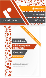 Ilustracja produktu Rebel Koszulki (44x68mm) Mini European Premium 100 szt.