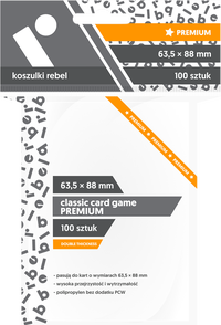 Ilustracja produktu Rebel Koszulki (63,5x88 mm) Classic Card Game Premium 100 szt.