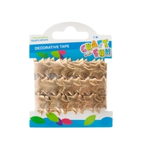 Ilustracja produktu Craft With Fun Ozdoba Dekoracyjna Taśma Gwiazdki Złote 463485