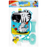 Ilustracja Mega Creative Pistolet Na Wodę Zebra Plecak 20x26x6cm 511351