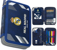 Ilustracja produktu Real Madryt Piórnik Dwukomorowy z Wyposażeniem RM-183 Real Madrid Color 5