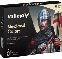 Ilustracja produktu Vallejo: 70.142 - Model Color - Medieval Colors (16 x 18 ml)