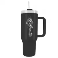 Ilustracja Kubek Podróżny ze Słomką Harry Potter Czarna Magia - 1180 ml