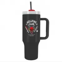 Ilustracja Kubek Podróżny ze Słomką Stranger Things - Hellfire Club - 1180 ml