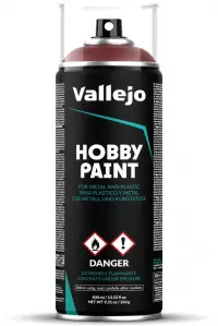 Ilustracja produktu Vallejo: 28.029 - Hobby Paint Spray - Gory Red (400 ml)