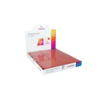 Ilustracja produktu Gamegenic: 18-Pocket Pages Sideloading - Koszulki do Segregatora - Red (50 szt)