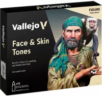 Ilustracja produktu Vallejo: 70.258 - Model Color - Figure - Face & Skin Tones (16 x 18 ml)
