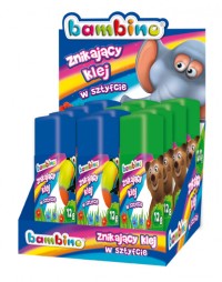 Ilustracja Bambino Klej w Sztyfcie Znikający 12g