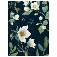Ilustracja produktu Interdruk Zeszyt A5 60 kartek kratka Hybrid Fiori 366597