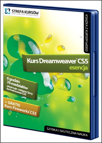 Ilustracja produktu Kurs Dreamweaver CS5 - esencja - książka