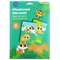 Ilustracja Starpak Zestaw Kreatywny Piaskowe Obrazki Animals 549172